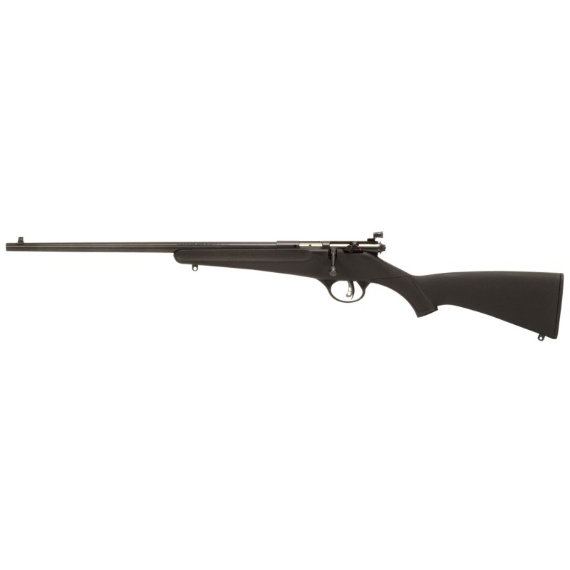 Savage Arms 13843 Rascal  22 Short Caliber with 1rd Capacity 16.12 Barrel Matte Blued Metal Finish  Matte Black Synthetic Stock 