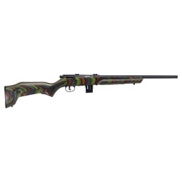 Savage Arms 96636 93R17 Minimalist 17 HMR Caliber with 101 Capacity 18 Barrel Matte Black Metal Finish  Boyds Minimalist Green L