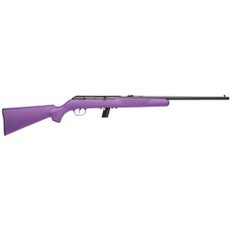 Savage Arms 40219 64 F 22 LR 101 21 Blued BarrelRec Drilled  Tapped Purple Synthetic Stock Open Sights