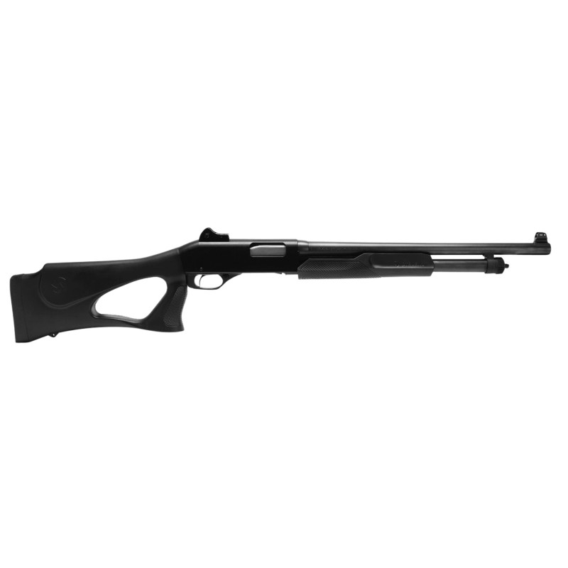 Stevens 23248 320 Security 12 Gauge 3 51 18.50 Matte Black Chrome Lined Barrel Fixed Thumbhole Stock Ghost Ring Sights