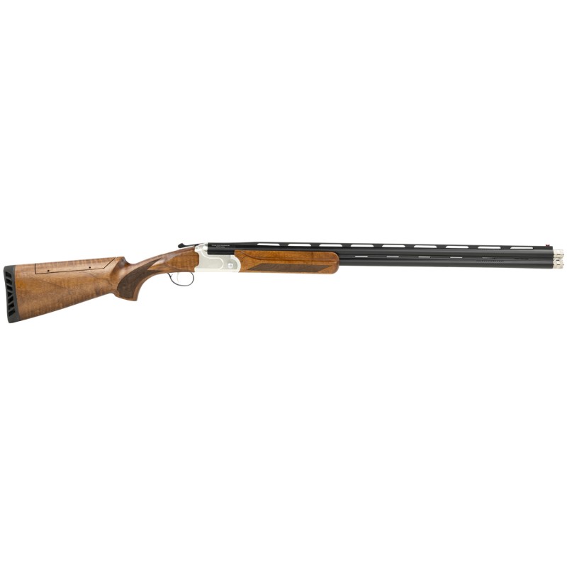 Stevens 18748 555 Sporting 12 Gauge 3 2rd 30 Vent Rib Barrel Silver Aluminum Receiver  Turkish Walnut Adjustable Comb Stock