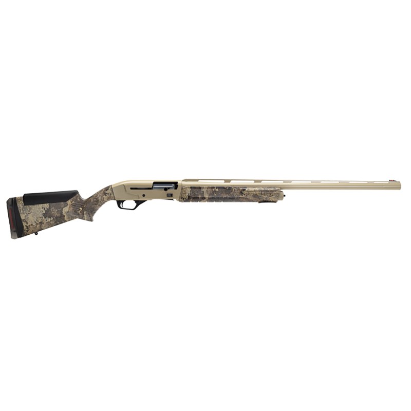 Savage Arms 57776 Renegauge Prairie 12 Gauge SemiAuto 41 28 Desert Sand Cerakote Fluted Vent Rib Barrel  Aluminum Receiver Adjus