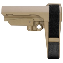 SB Tactical SBA3X02SB SBA3 X Flat Dark Earth Adjustable Synthetic ARPlatform