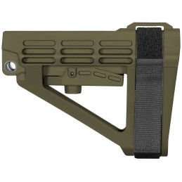 SB Tactical SBA4X04SB SBA4 X OD Green Adjustable Synthetic ARPlatform