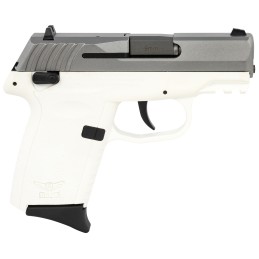 SCCY Industries CPX1TTWTG3 CPX1 Gen3 9mm Luger 101 3.10 White Polymer wPicatinny Rail Serrated SS Slide White Polymer Grip