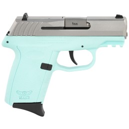 SCCY Industries CPX2TTSBG3 CPX2 Gen3 9mm Luger Caliber with 3.10 Barrel 101 Capacity SCCY Blue Finish Picatinny Rail Frame Serra