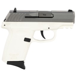 SCCY Industries CPX2TTWTG3 CPX2 Gen3 9mm Luger Caliber with 3.10 Barrel 101 Capacity White Finish Picatinny Rail Frame Serrated 