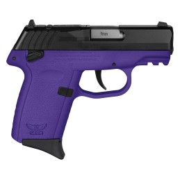 SCCY Industries CPX1CBPURDRG3 CPX1 Gen3 RDR 9mm Luger 101 3.10 Purple Polymer wPicatinny Rail Serrated Black Nitride SS Slide Pu