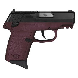 SCCY Industries CPX1CBCRRDRG3 CPX1 Gen3 RDR 9mm Luger 101 3.10 Crimson Red Polymer wPicatinny Rail Serrated Black Nitride SS Sli