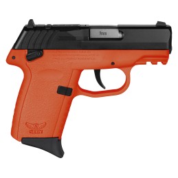 SCCY Industries CPX1CBORRDRG3 CPX1 Gen3 RDR 9mm Luger 101 3.10 Orange Polymer wPicatinny Rail Serrated Black Nitride SS Slide Or