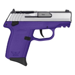 SCCY Industries CPX1TTPURDRG3 CPX1 Gen3 RDR 9mm Luger 101 3.10 Purple Polymer wPicatinny Rail Serrated SS Slide Purple Polymer G