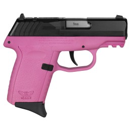 SCCY Industries CPX2CBPKRDRG3 CPX2 Gen3 RD 9mm Luger 101 3.10 Pink Polymer w Picatinny Rail Serrated Black Nitride SS Slide Pink