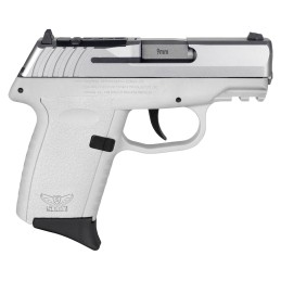 SCCY Industries CPX2TTWTRDRG3 CPX2 Gen3 RD 9mm Luger 101 3.10 White Polymer wPicatinny Rail Serrated Stainless Steel Slide White