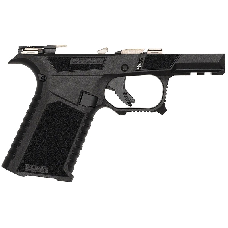 Sct Manufacturing 226020000 SCT SC  Compatible w Glock 43X48 Black Polymer Frame Aggressive Texture Grip