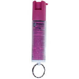 Sabre SRPNBCPKR02 Dog Spray  Capsaicin Range 12 ft 0.75 oz Pink Includes Key Ring