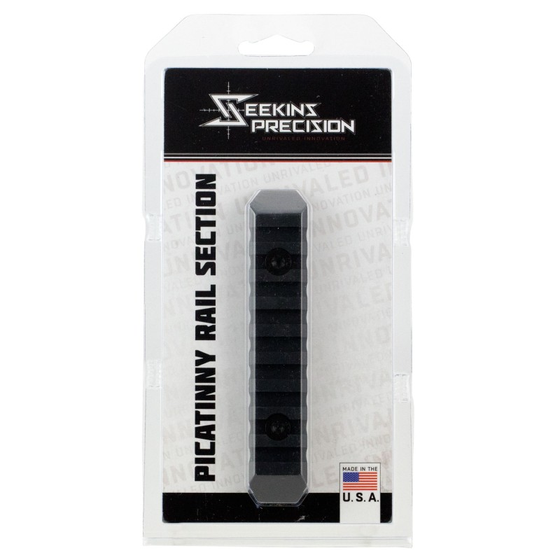 Seekins Precision 0010560081 MLOK Rail Section 9 Slots  Black Anodized