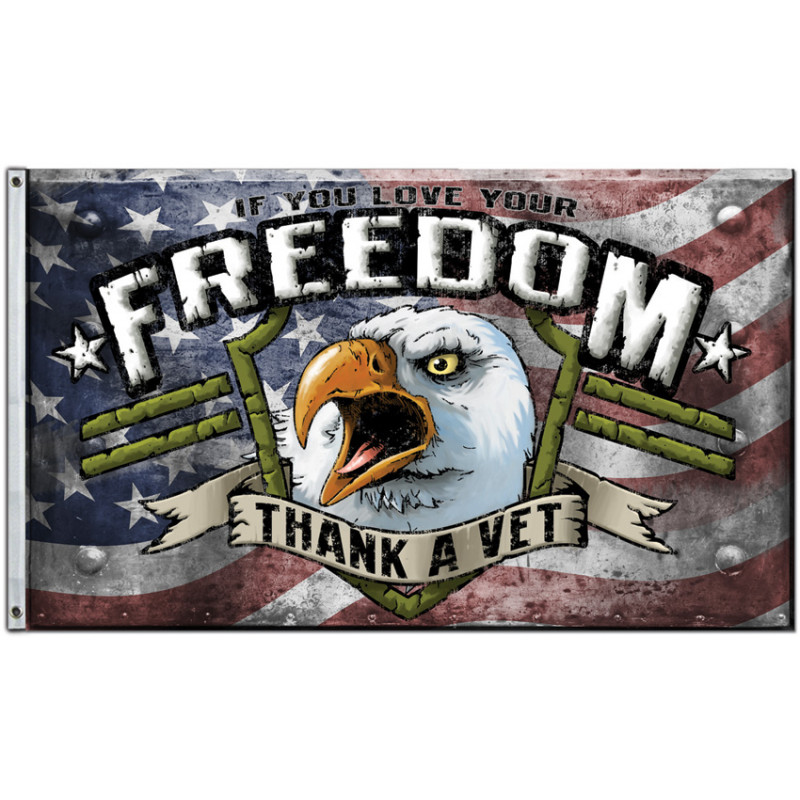 Thank A Vet Flag