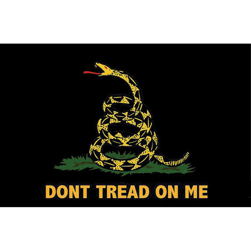 Black Gadsden Flag