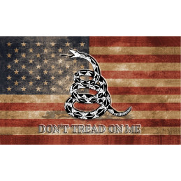 USA Vintage Gadsden Flag