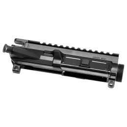 Sharps Bros SBUR04 Billet Upper  Upper Receiver 7075T6 Aluminum wMilSpec Anodized Finish Stripped wForward Assist  Dust Cover Fo