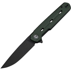 Navo Linerlock Green Micarta