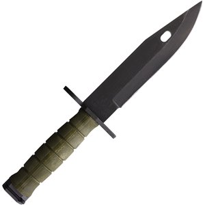 M-9 Combat Knife Green No Saw