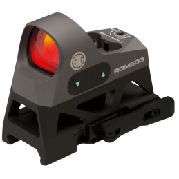 Sig Sauer ElectroOptics SOR31002 Romeo3  Graphite 1x25mm 3 MOA Red Dot Reticle Illuminated