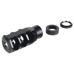 Sig Sauer KITTRDCOMP Tread Compensator Black Steel with 12 28 tpi Threads for 5.56x45mm NATO M400 Tread