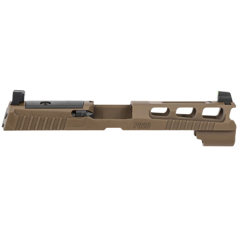 Sig Sauer 8900953 P320  Sig P320 9mm Luger PVD Coyote Brown Stainless Steel Optic Ready Slide XRAY3 Suppressor Sights Compatible