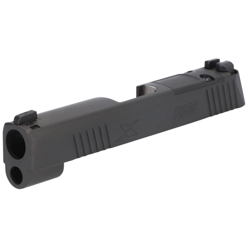 Sig Sauer 8900986 P365XL Slide Assembly with Micro Optics Cut Black Nitride XRAY3 Day Night Sights for 9mm 3.7 Barrel