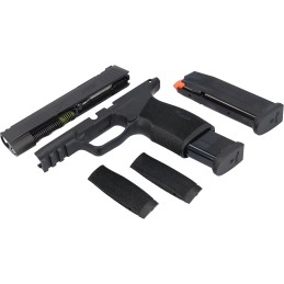 Sig Sauer 8901443 P365XMACRO Caliber Exchange Kit 9mm Luger 3.10 171 2 Black Optic Cut Slide Polymer Picatinny Rail Frame XRay 3