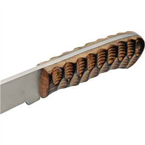 Fixed Blade Grooved Wood