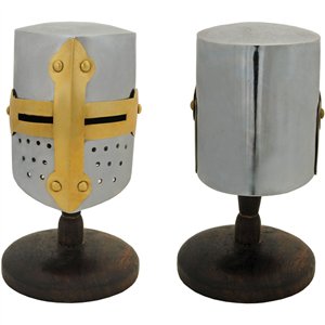 Mini Crusader Helmet w/ Stand