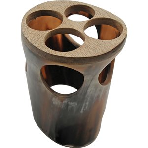 Viking Horn Set w Stand