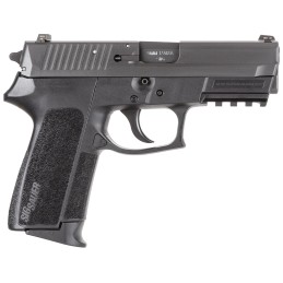 Sig Sauer E20229BSS SP2022 Carry 9mm Luger Caliber with 3.90 Barrel 151 Capacity Overall Black Finish Picatinny Rail Frame Serra