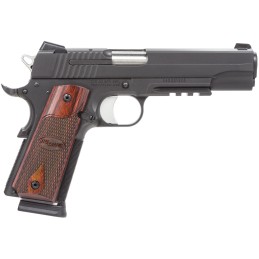 Sig Sauer 1911R45BSSCA 1911 Full Size CA Compliant 45 ACP 5 81 Black Nitron Stainless Steel Frame  Slide with Rosewood Grip