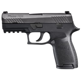 Sig Sauer 320C9B P320  Compact 9mm Luger 151 3.90 Carbon Steel Barrel Black Nitron Serrated Slide  Black Stainless Steel Frame w