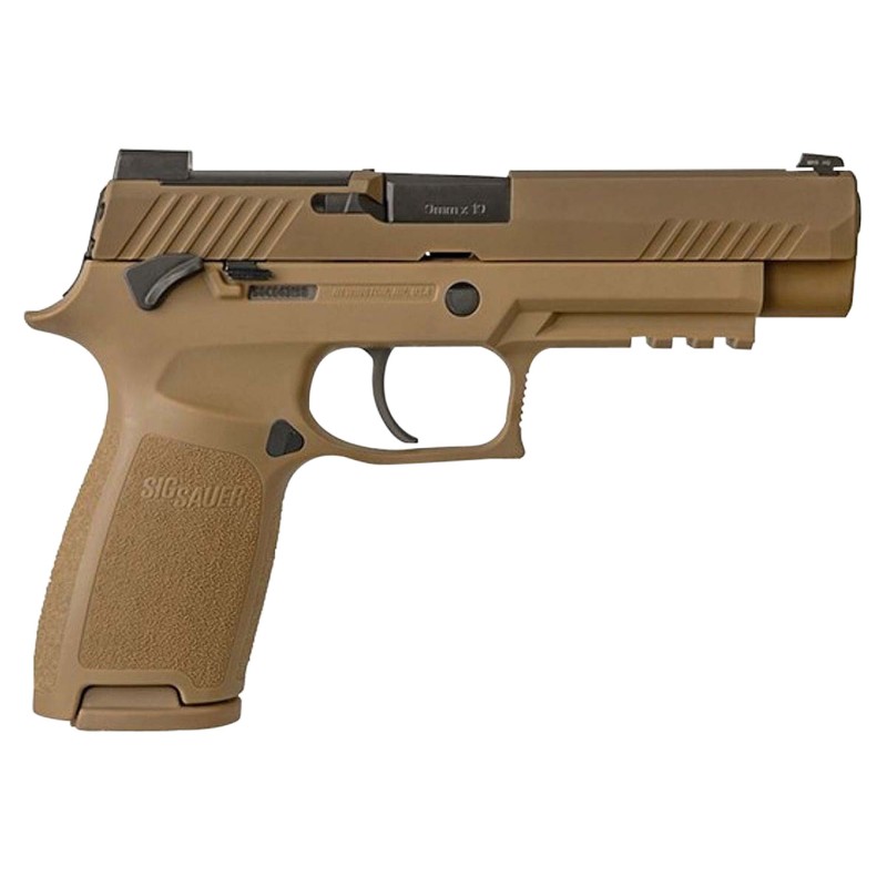 Sig Sauer 320F9M17MS P320 M17 9mm Luger Caliber with 4.70 Barrel 171 or 211 Capacity Overall Coyote PVD Finish Stainless Steel P