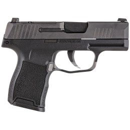 Sig Sauer 365380BSS P365  MicroCompact 380 ACP 101 3.10 Black Carbon Steel Barrel Black Nitron Optic ReadySerrated Slide  Frame 