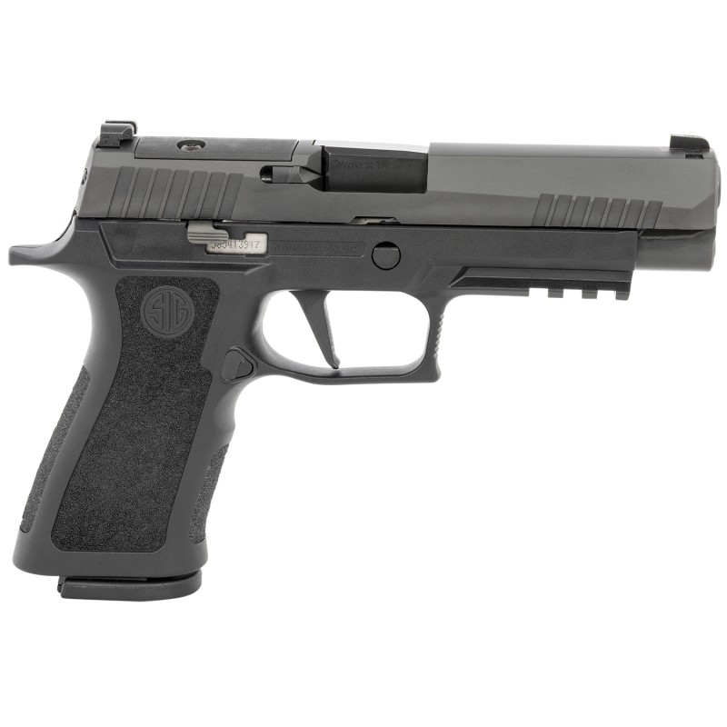 Sig Sauer 320XF9BXR3PR2 P320 XFull 9mm Luger 171 4.70 Carbon Steel Barrel Black Nitron Optic ReadySerrated SS Slide Black Stainl