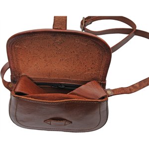 Shoulder Bag Brown Leather