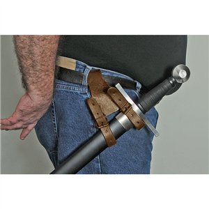 Frog 5in Brown Leather