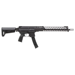 Sig Sauer RMPX16B935 MPX PCC 9mm Luger 351 16 Black Slim MLok Handgaurd Folding Magpul SLK Stock Three Chamber Comp Timney Trigg