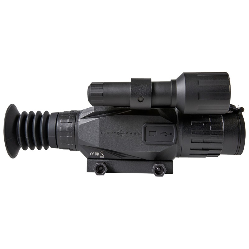 Sightmark SM18021 Wraith HD Night Vision Matte Black 216x28mm Illuminated Red Multi Reticle