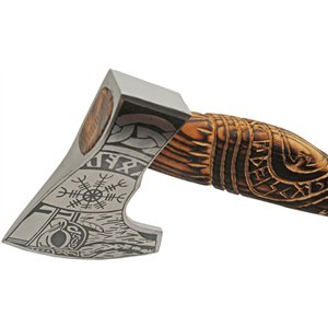 Etched Viking Axe