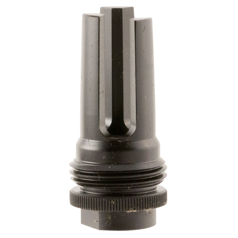 SilencerCo AC1561 ASR Flash Hider Black Steel with 13.5x1 LH tpi Threads for 9mm