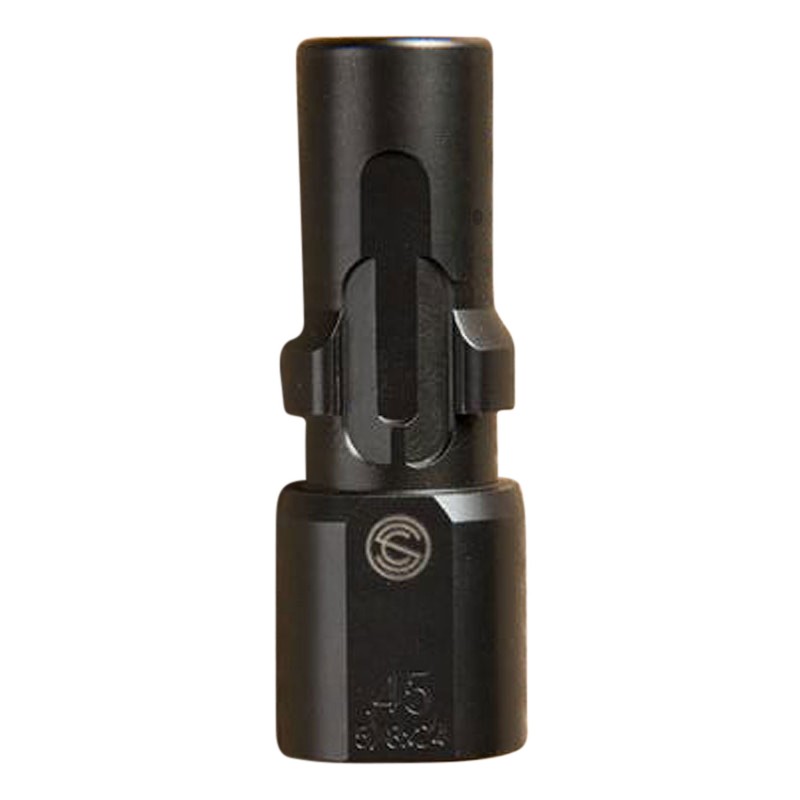 SilencerCo AC2605 3Lug Muzzle Device Black with .578x28 Threads for 45 ACP