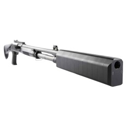 SilencerCo SU823 Salvo 12  2.21 x 2.96 Black AluminumStainless Steel