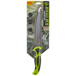 Smiths Products 51209 Mr. Crappie Slab Sticker 7 Fixed Fillet Plain 420HC SS Blade GrayGreen TPE Handle Includes Sheath