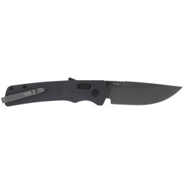 S.O.G SOG11180541 Flash AT 3.45 Folding Plain TiNi Cryo D2 Steel BladeUrban Grey GRN Handle Includes Pocket Clip